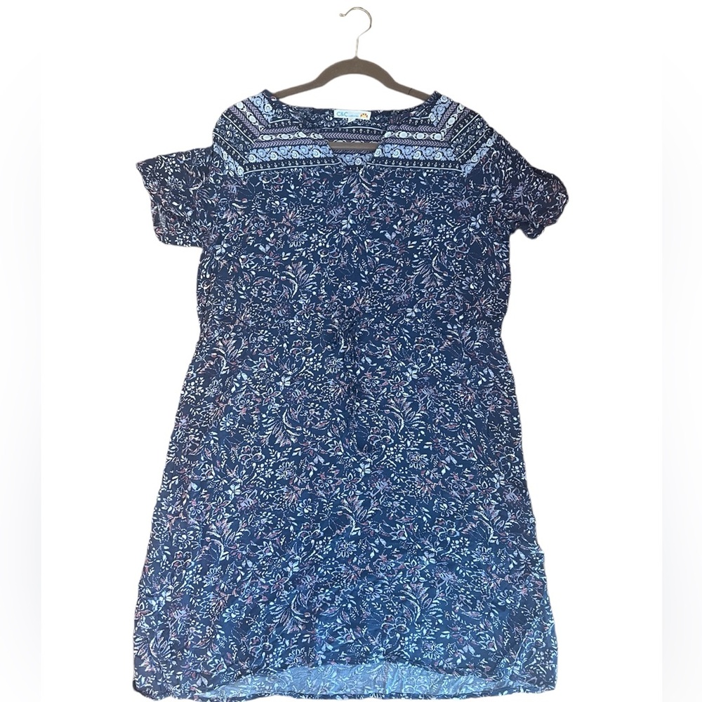 C&C California Cinched Boho Print Dress or‎ Coverup
